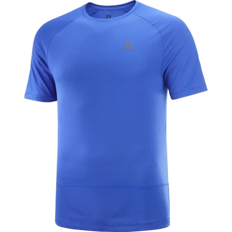 Blue Salomon Cross Run Short Sleeve Men's T-Shirts | PH 18967O